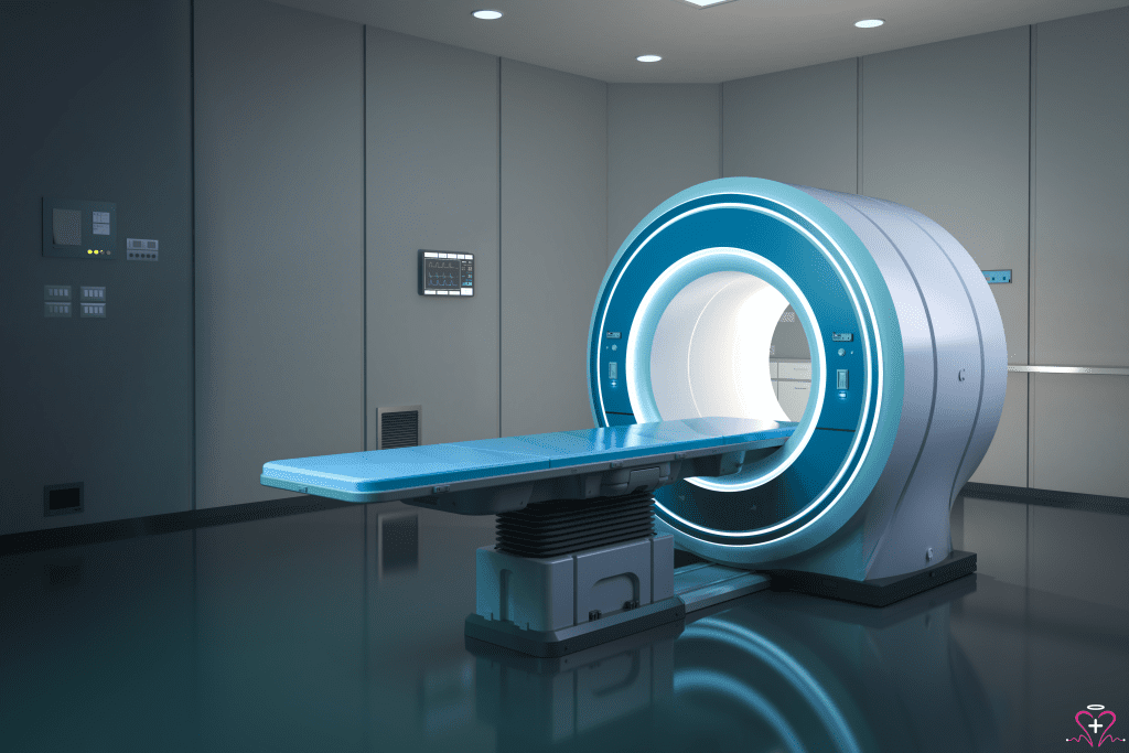 MRI Services - An MRI machine in a modern medical imaging room.