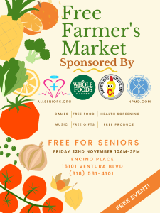 Free Farmer's Market Event