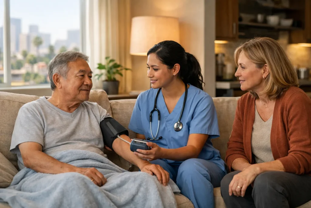 Home health care services in NoHo Arts District, California