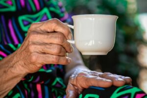 Senior smiling, illustrating free dental care for seniors in Los Angeles programs