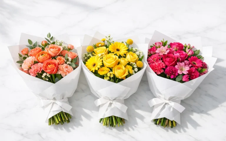 Bright bouquets from Lina Flowers for older adults in Los Angeles