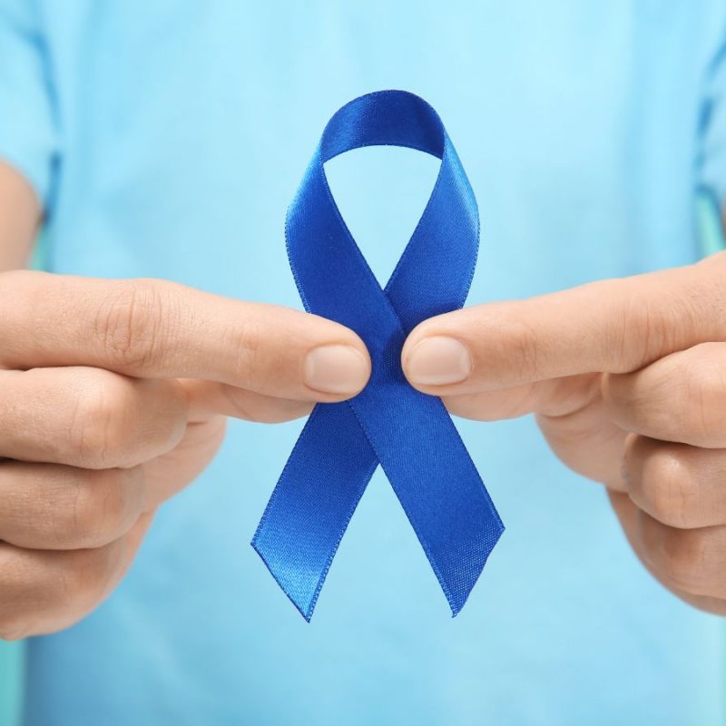 Senior man receiving prostate cancer educational consultation at All Seniors Foundation